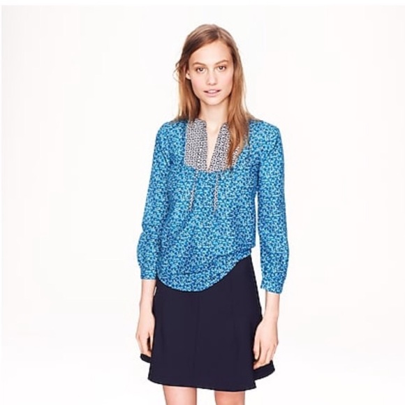 J.Crew Peasant Top - Picture 1 of 3